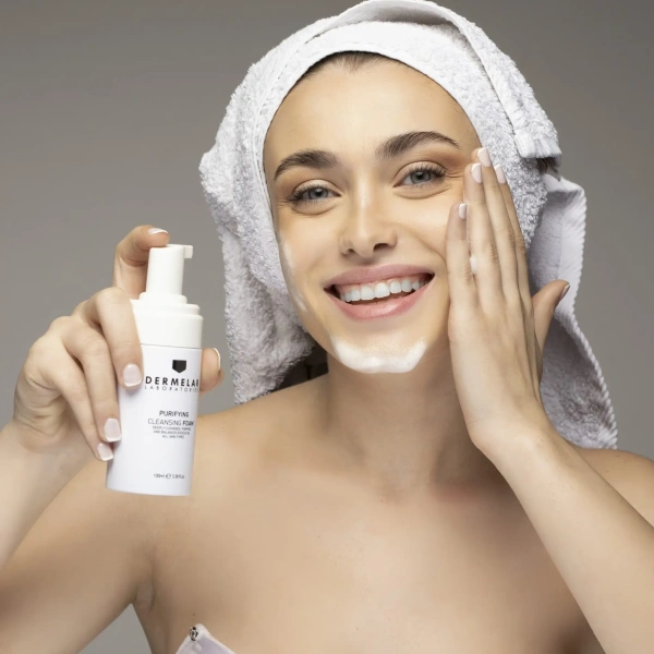 DERMELAR Pěna pro hloubkové čištění 200 ml - profesionální balení | Odličování a čištění pleti – detailní foto