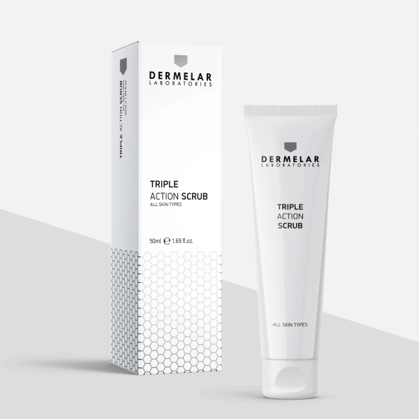 DERMELAR Triple action scrub 50 ml | Pleťové peelingy – hlavní foto